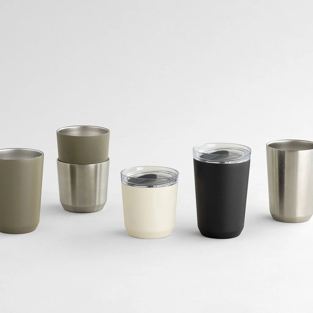  KINTO TO GO TUMBLER 240ML / 8OZ WITH PLUG  WHITE 2