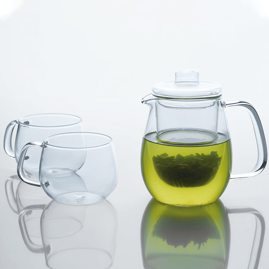  KINTO UNITEA TEAPOT 680ML / 24OZ GLASS  CLEAR 1