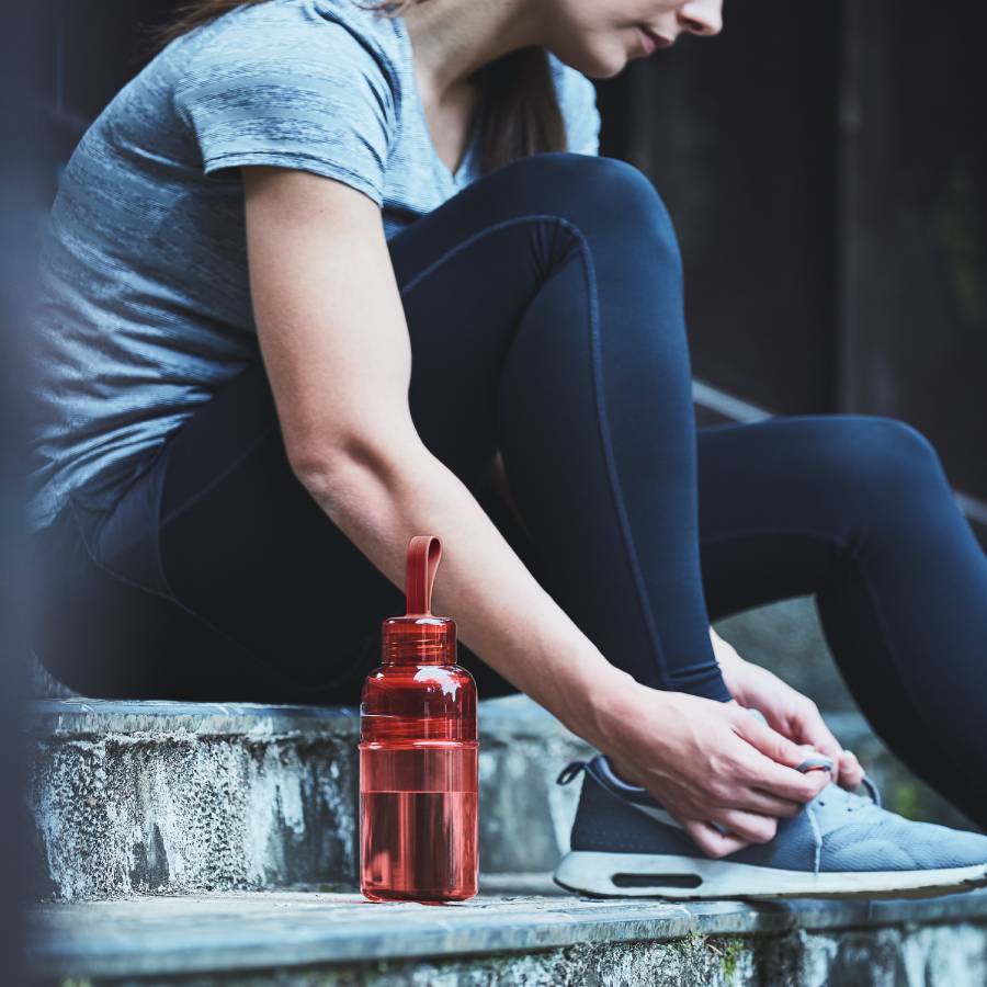  KINTO WORKOUT BOTTLE 480ML / 16OZ  RED 5