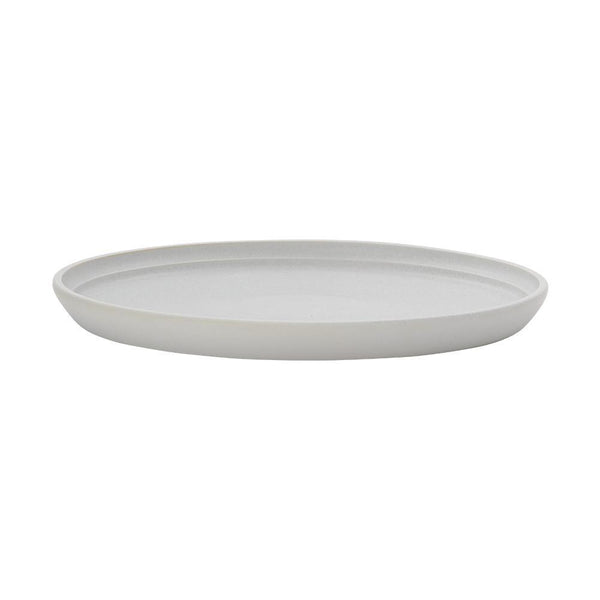 FOG Plate 250mm | Large Minimalist Ceramic Dinner Plate by KINTO