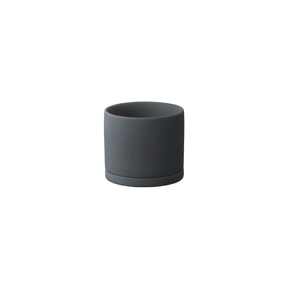 kinto plant pot 191 Plant Pot 191_ Earth Gray 85mm KINTO