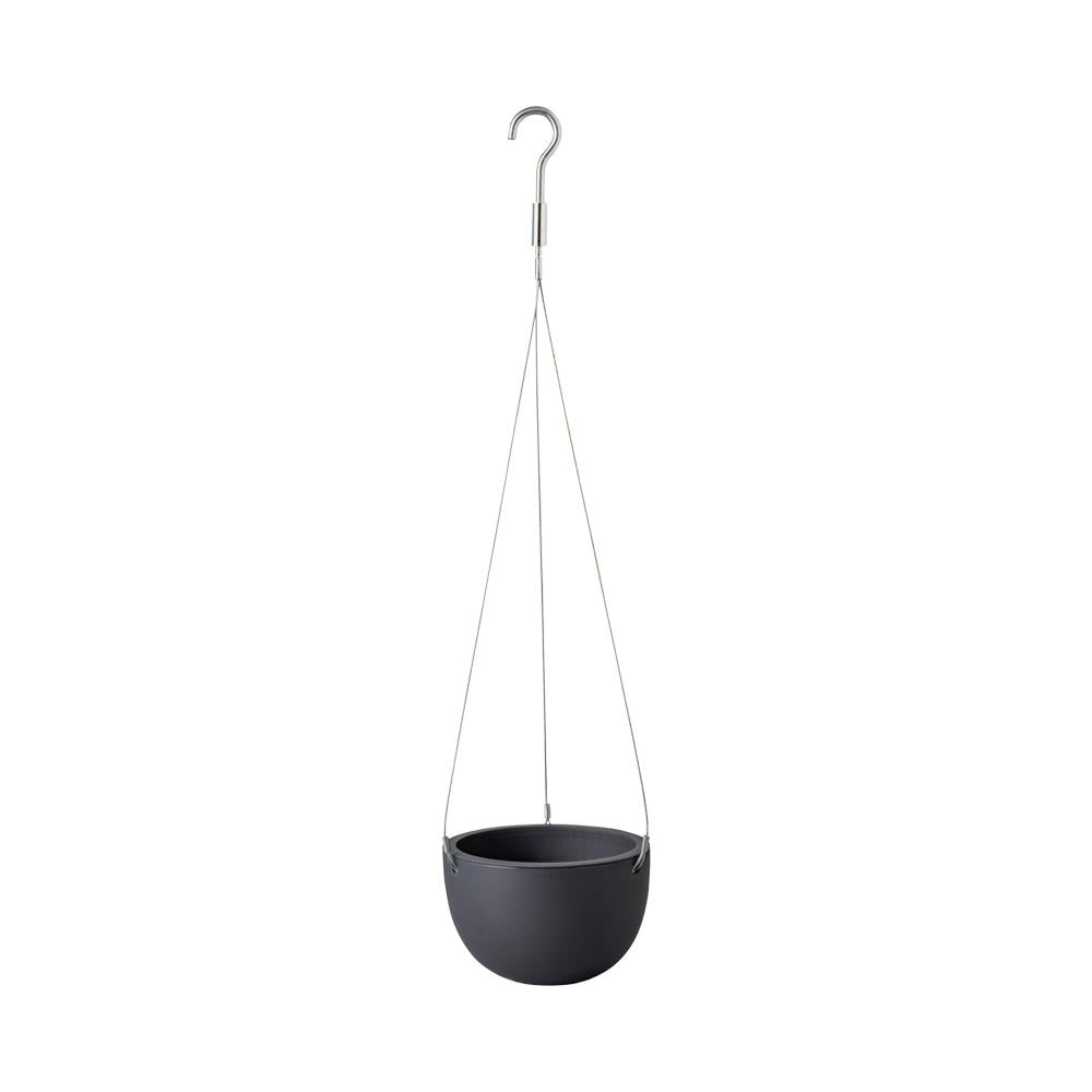 kinto hanging planter Plant Pot 201_ Black 140mm KINTO