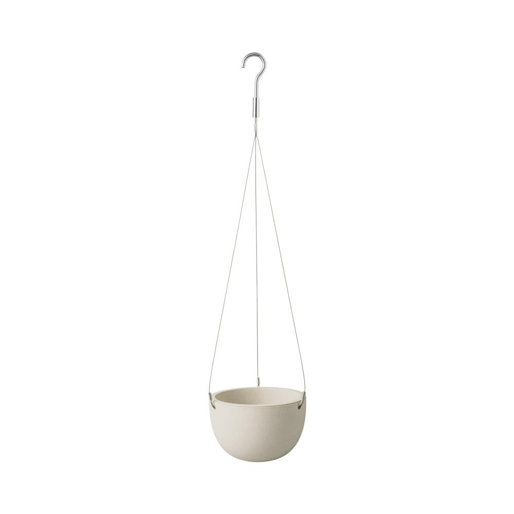 ferm living hanging planter Plant Pot 201_ Black 140mm KINTO